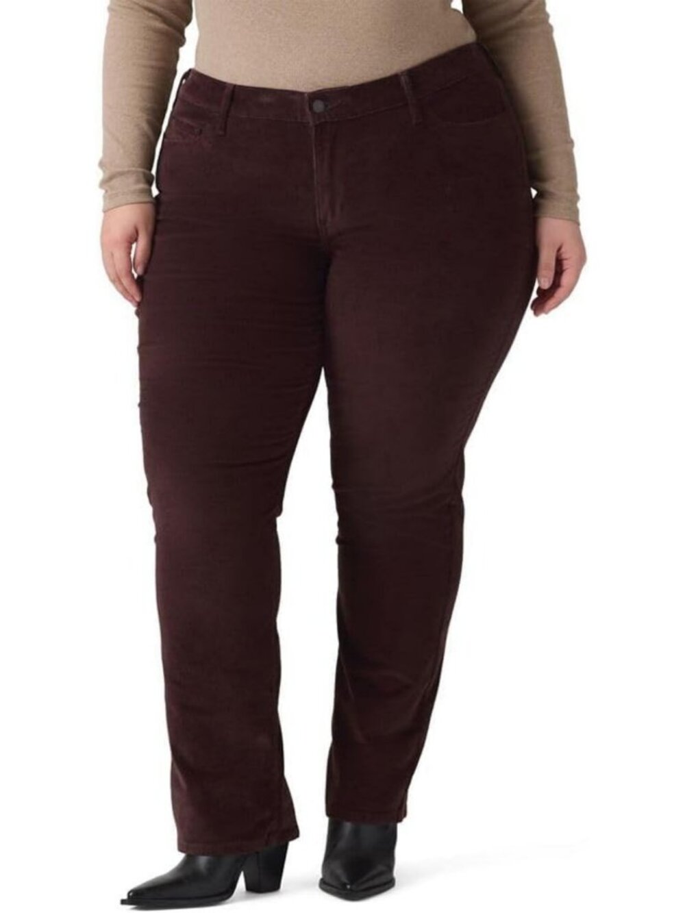 Classic Plus Size Straight Leg Jeans for Women - Timeless Fit & Comfort